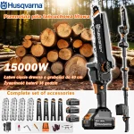 Przenośna piła łańcuchowa Husqvarna z akumulatorem litowym o mocy 15000W